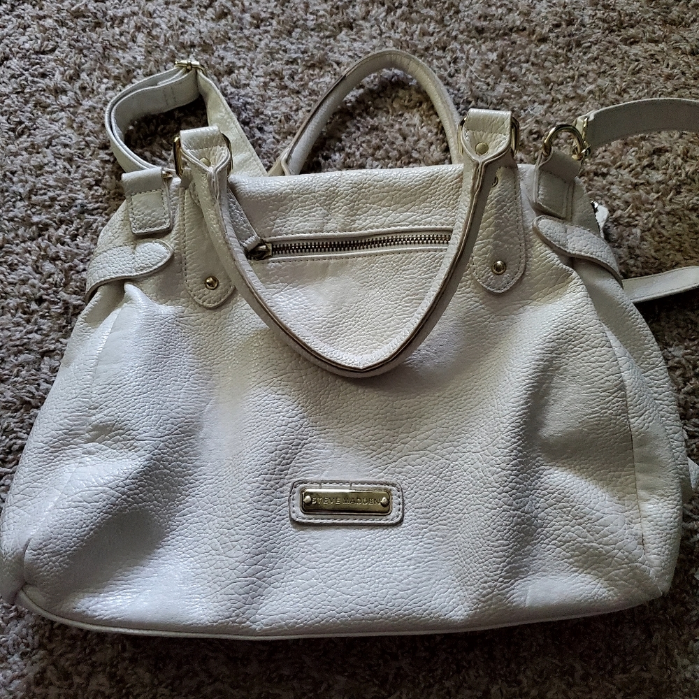 Steve Madden white purse